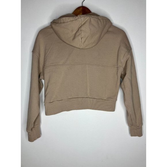 Everlane Women's XXS Beige Cropped Hoodie READ - Picture 6 of 9